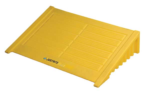 Spill Pallet Ramp, Yellow, 1000 lb.