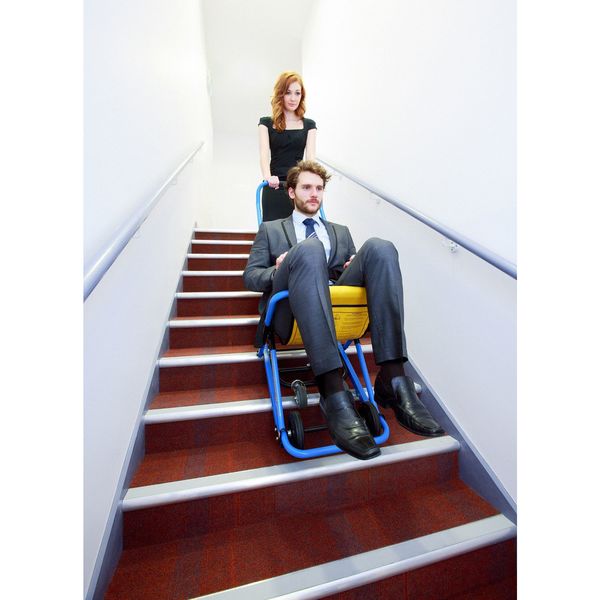 Stair Chair, 400 lb. Cap., Blue