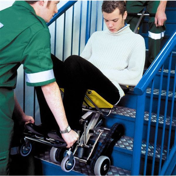 Stair Chair, 350 lb. Cap., Yellow