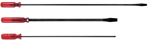 Screwdriver Set, Slotted/Phillips, 3 Pc