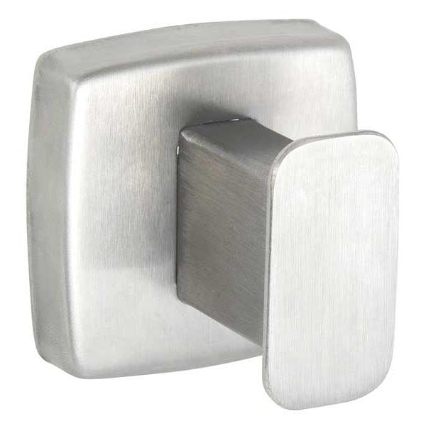 Bathroom Hook, 1 Hook, 2In D, Satin