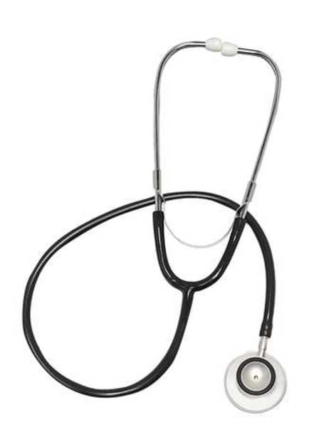Stethoscope, Dual Head, Adult, Black