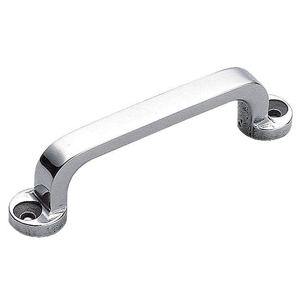 Pull Handle, 2-27/32 In. H, Unthr. Through Holes