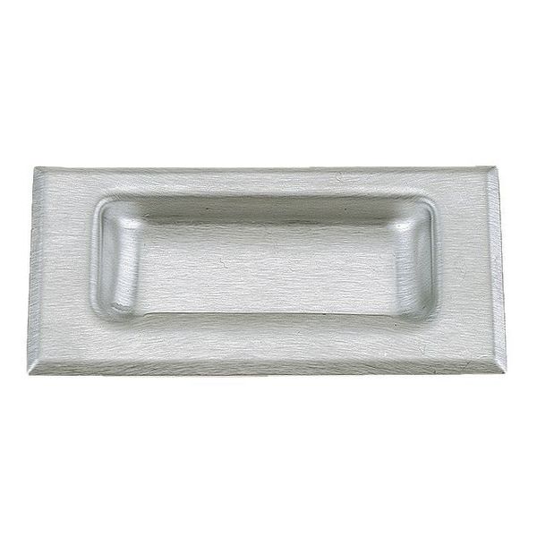 Recessed Pull Handle, Weld-On, Satin, Satin, Weld-On