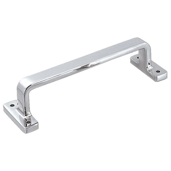 Pull Handle, 6-13/16 In. H, Unthr. Through Holes
