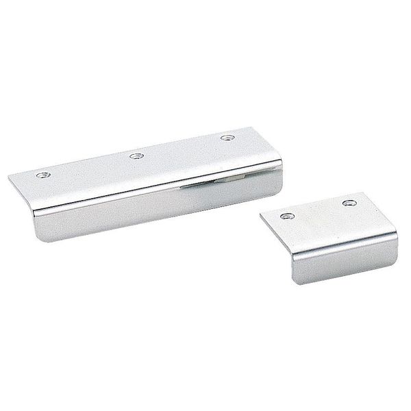 Edge Pull Handle, 304 Stainless Steel, Polished, Threaded Holes