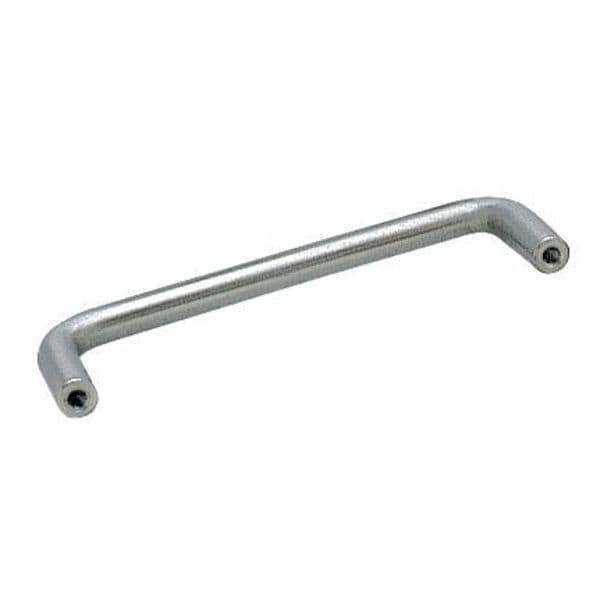 Pull Handle, Satin, 3-1/2 In. H, Satin, Threaded Holes