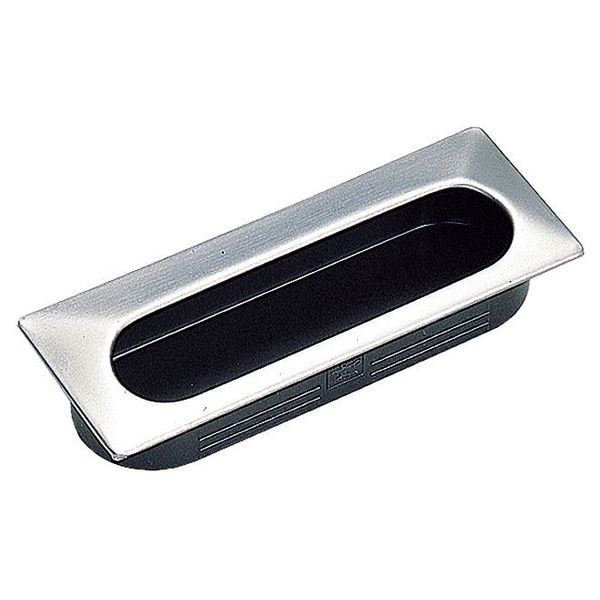 Recessed Pull Handle, Snap-In, Satin, Satin, Snap-in