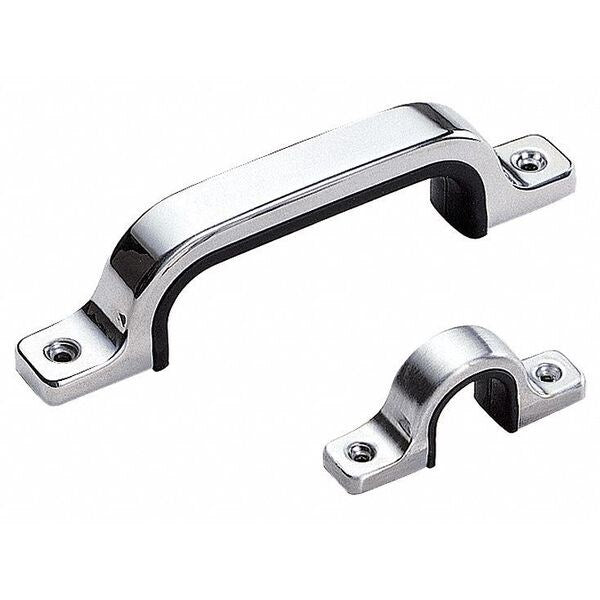 Pull Handle, Polished, Unthr. Through Holes