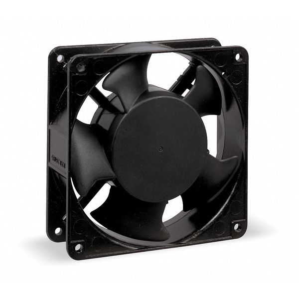 Axial Fan, Square, 115V AC, 1 Phase, 55 cfm, 4 11/16 in W.