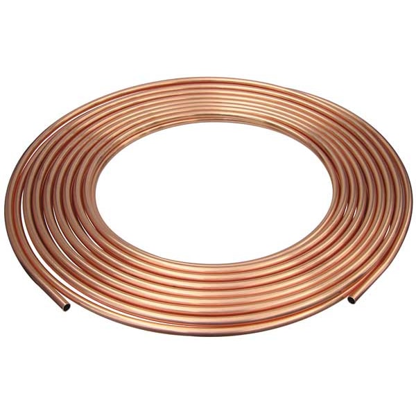 Coil Copper Tubing, 5/8 in Outside Dia, 100 ft Length, Type ACR