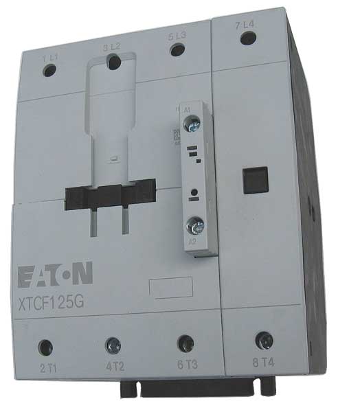 IEC Magnetic Contactor, 4 Poles, 480 V AC, 115 A, Reversing: No