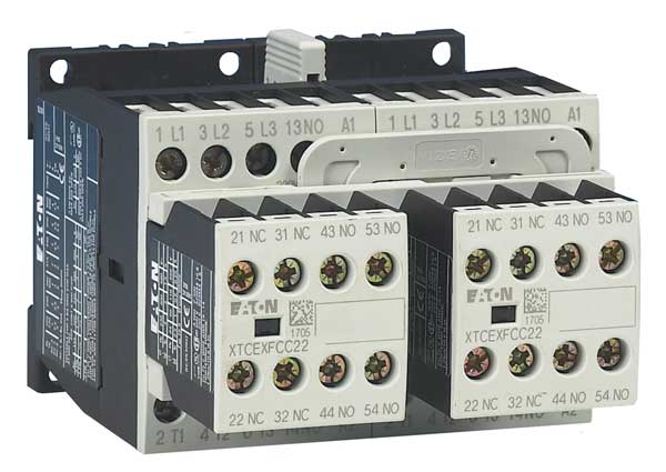 IEC Magnetic Contactor, 3 Poles, 24 V AC, 12 A, Reversing: Yes