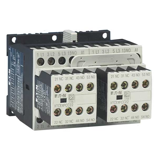 IEC Magnetic Contactor, 3 Poles, 240 V AC, 12 A, Reversing: Yes