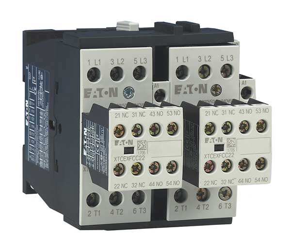 IEC Magnetic Contactor, 3 Poles, 24 V AC, 18 A, Reversing: Yes