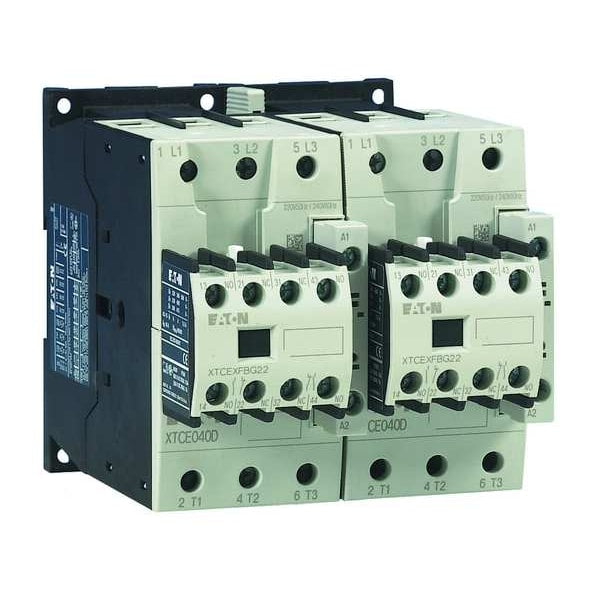 IEC Magnetic Contactor, 3 Poles, 24 V DC, 65 A, Reversing: Yes