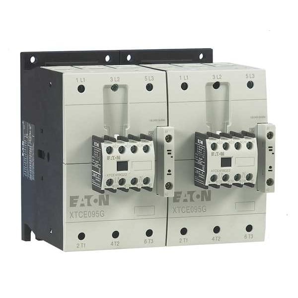 IEC Magnetic Contactor, 3 Poles, 120 V AC, 80 A, Reversing: Yes
