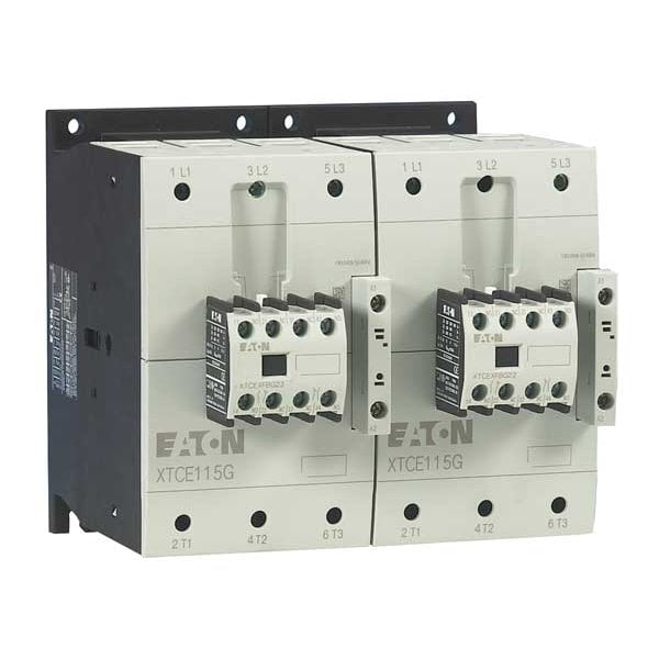 IEC Magnetic Contactor, 3 Poles, 120 V AC, 115 A, Reversing: Yes