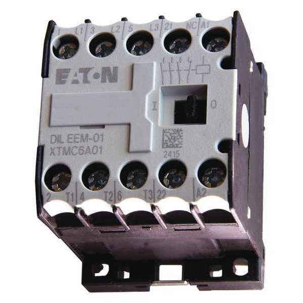 IEC Mini Magnetic Contactor, 3 Poles, 24 V DC, 6 A, Reversing: No