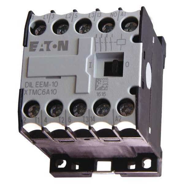 IEC Mini Magnetic Contactor, 3 Poles, 208 V AC, 6 A, Reversing: No