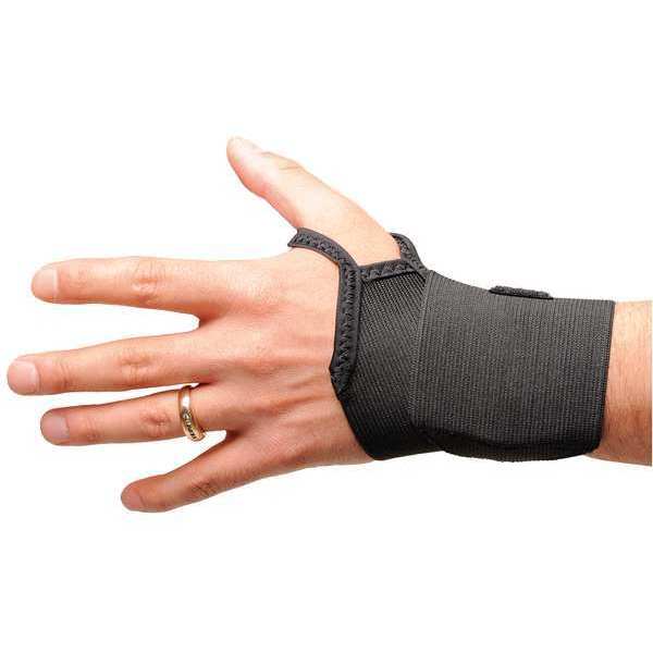 Wrist Wrap, L/XL, Ambidextrous, Black