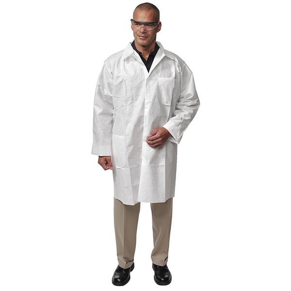 Breath Parti Protect 4Snap Close KneLeng WHT XL 25/Cs