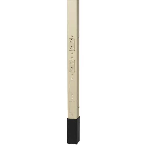 Alum Srvice Pole, Ivory, 12 ft. 2