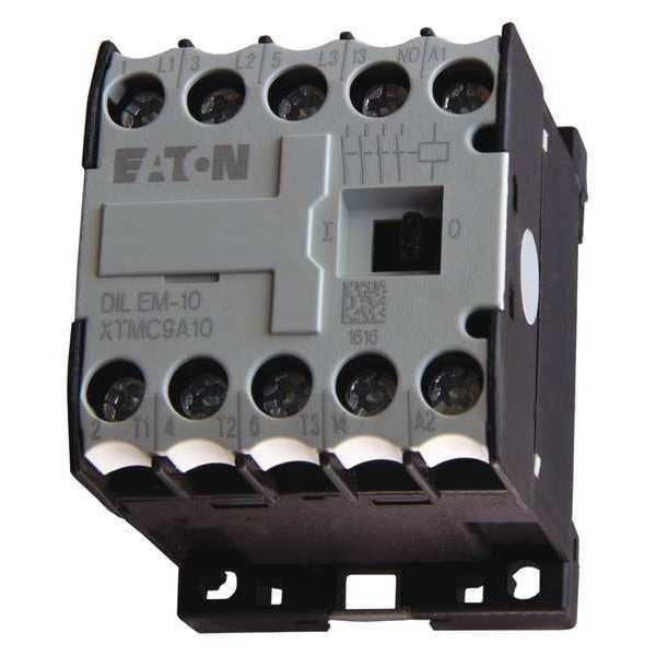 IEC Mini Magnetic Contactor, 3 Poles, 480 V AC, 9 A, Reversing: No