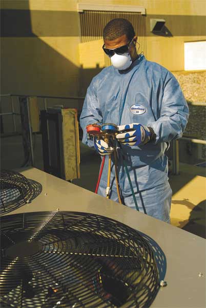 Hooded Disposable Coveralls, Xl, 24 PK, Blue, SMS, zipper