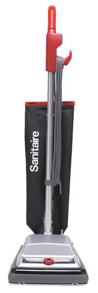 Upright Vacuum, 12 In, 145 cfm, 6.5A, 120V