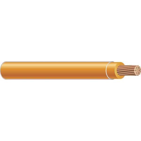 Building Wire, THHN, 14 AWG, 2,500 ft, Orange, Nylon Jacket, PVC Insulation