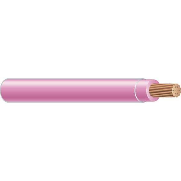 Building Wire, THHN, 12 AWG, 500 ft, Pink, Nylon Jacket, PVC Insulation