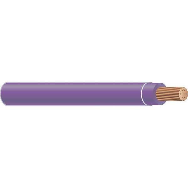 Building Wire, THHN, 12 AWG, 500 ft, Purple, Nylon Jacket, PVC Insulation