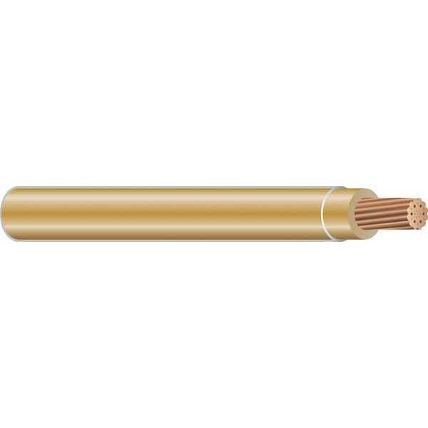 Building Wire, THHN, 12 AWG, 2,500 ft, Beige, Nylon Jacket, PVC Insulation