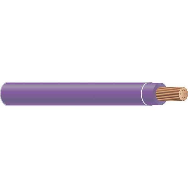 Building Wire, THHN, 10 AWG, 500 ft, Purple, Nylon Jacket, PVC Insulation