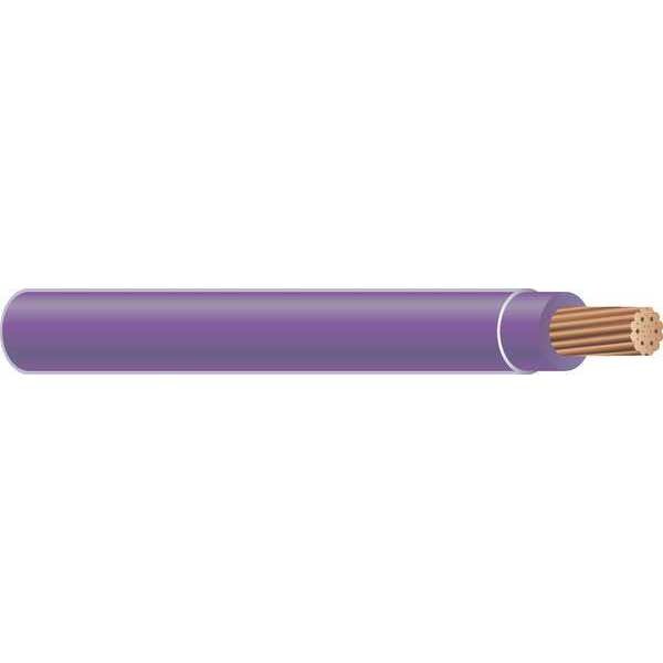 Building Wire, THHN, 14 AWG, 500 ft, Purple, Nylon Jacket, PVC Insulation