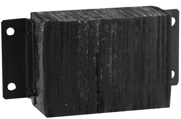 Dock Bumper, 10x6x14-3/4 In., Rubber