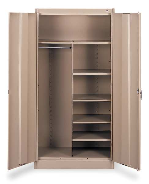24 ga. Steel Storage Cabinet, 36 in W, 72 in H