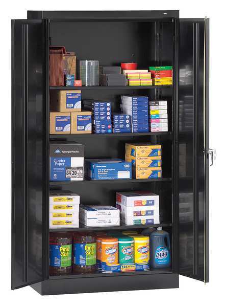 24 ga. Steel Storage Cabinet, 36 in W, 72 in H