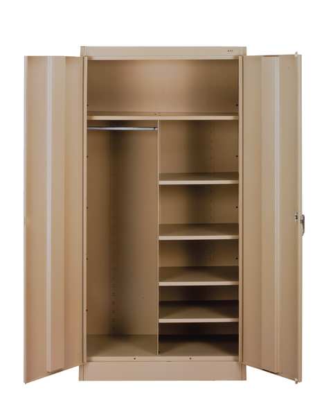 Caster Kit, 48 in W x 24 in D, Lt Gray