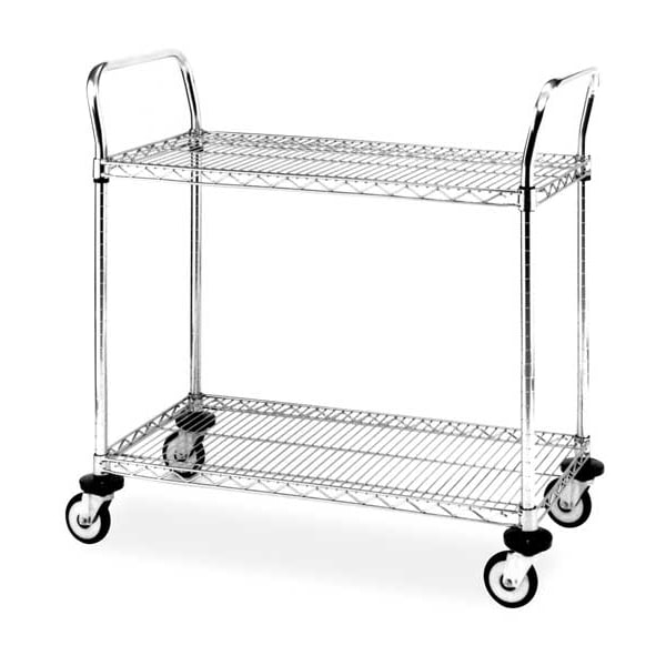 Wire Cart, 24 In. W, 30 In. L, Steel