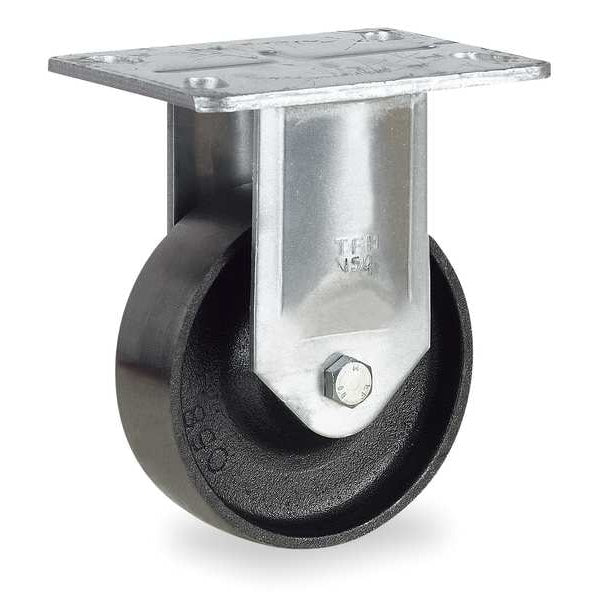Plate Castr, Rgid, Csst Irn, 6 in, 2000 lb, A