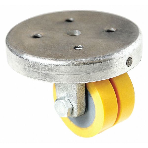 Dual Wheel Castr, Plyurthan, 2 in., 350 lb.