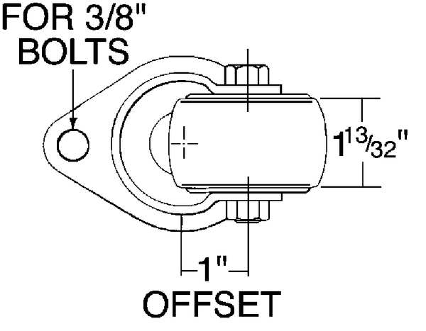 Invertd Ar Cargo Swivl Castr, Nyln, 450 lb