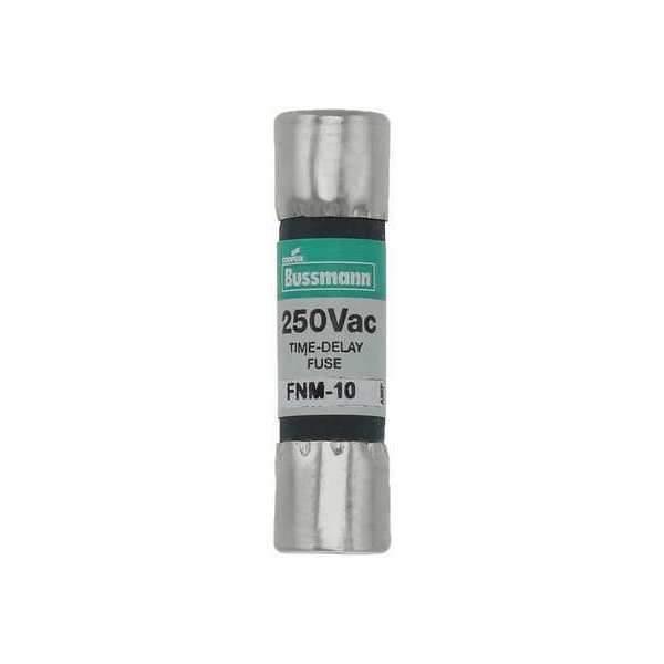 Fuse, Time Delay, 10A, FNM Series, 250V AC, Not Rated, 1-1/2