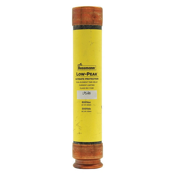 Fuse, Time Delay, 45A, LPS-RK-SP Series, 600V AC, 300V DC, 5-1/2
