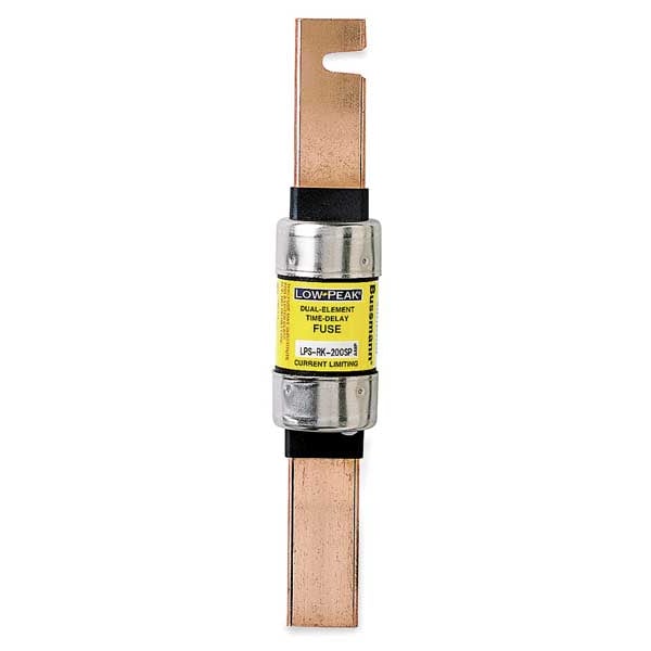 Fuse, Time Delay, 200A, LPS-RK-SP Series, 600V AC, 300V DC, 9-5/8