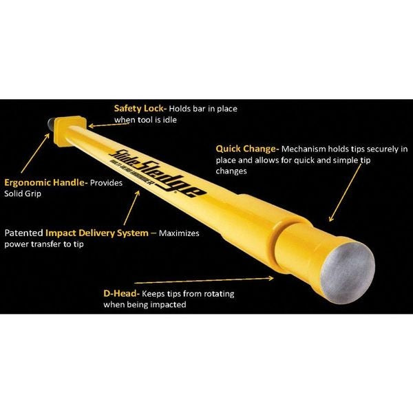 Slide Hammer Sledge, 13 lb., 46
