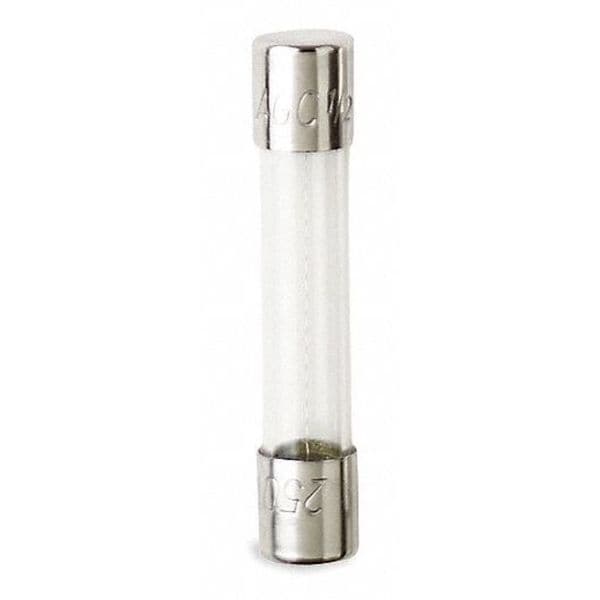 Fuse, Fast Acting, 1/20A, AGC Series, 250V AC, Not Rated, 1-1/4