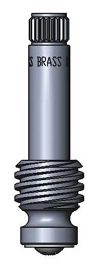 Spindle, Right Hand, Faucet, Brass
